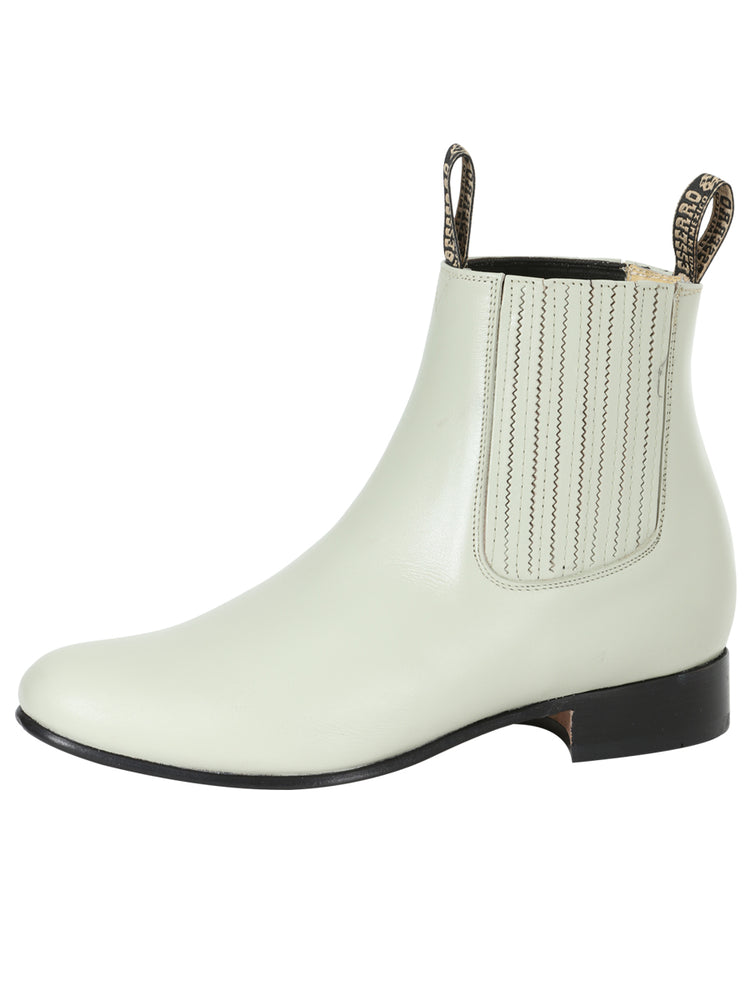 
                  
                    El Besserro Charro Boot - Leather Bone 201
                  
                