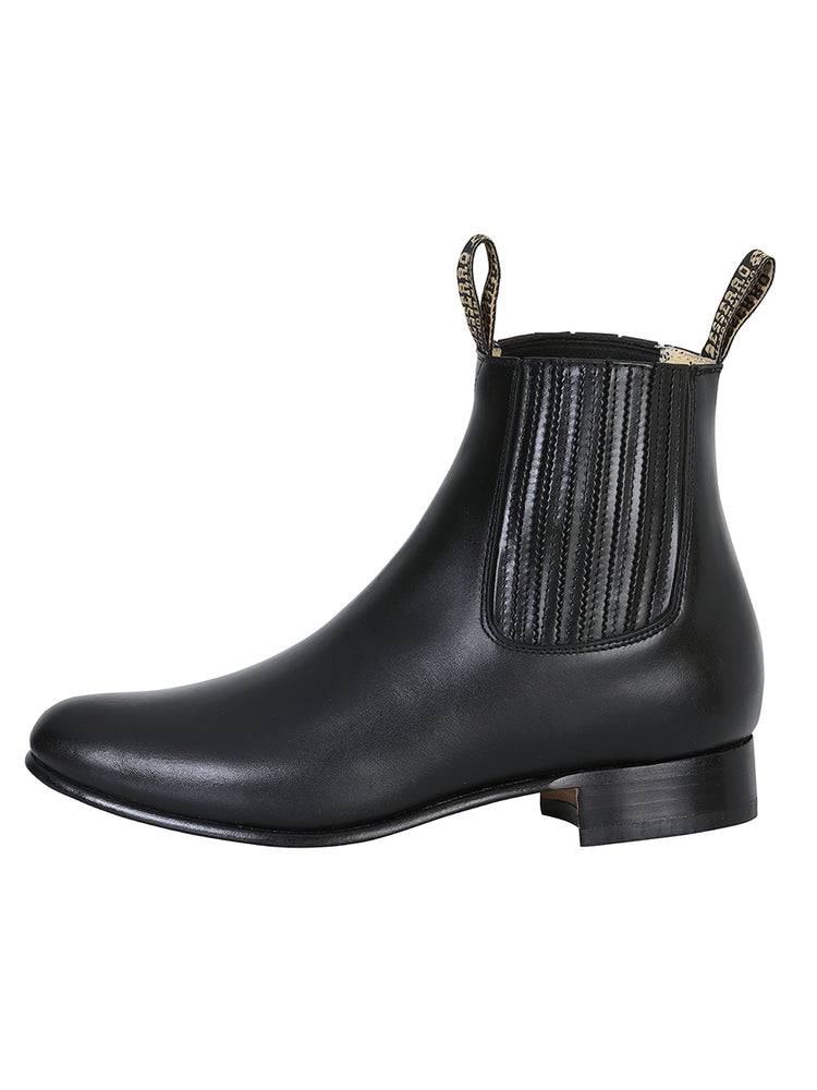 
                  
                    El Besserro Charro Boot - Leather Black 207
                  
                