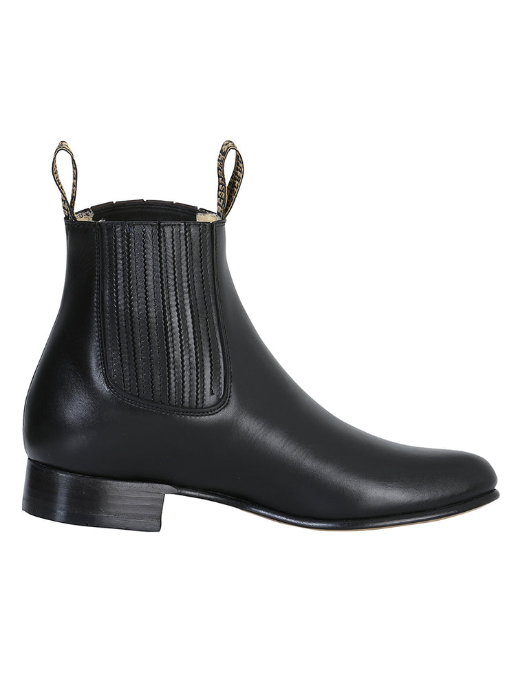 
                  
                    El Besserro Charro Boot - Leather Black 207
                  
                