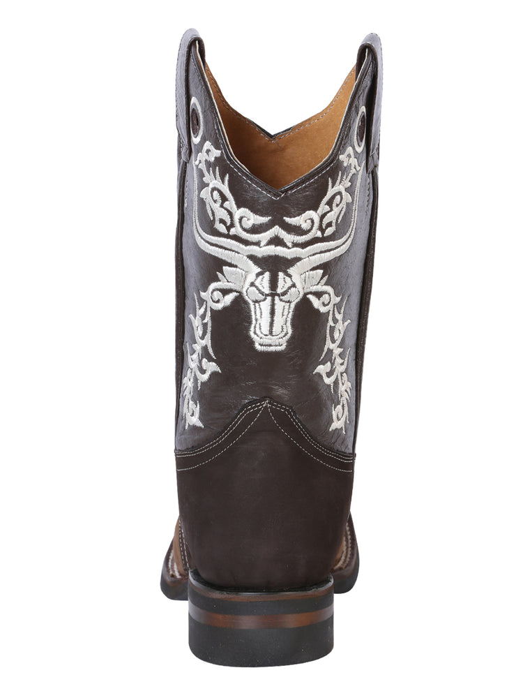 
                  
                    El General Rodeo Boot - Crazy  Brown/Dark Brown with Embroidery 34311
                  
                