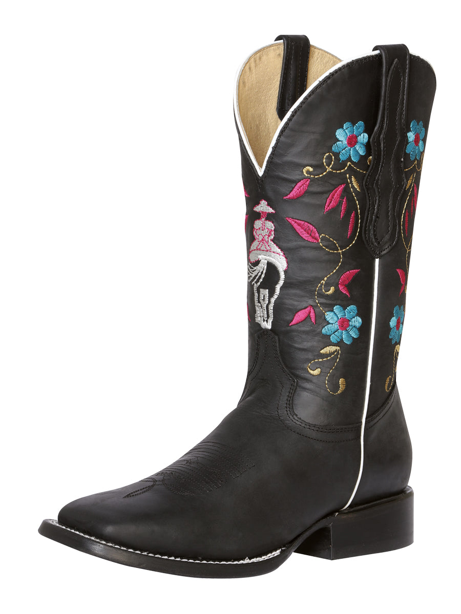 El General Ladies Rodeo Boot- Crazy Black 42976