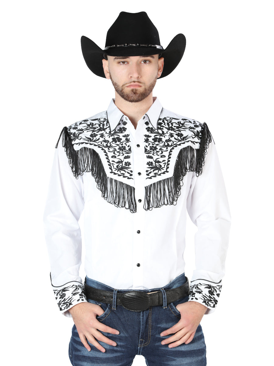 Casual Shirt L/ Sleeve El Señor de los Cielos No.15 65% POLYESTER 35%COTTON WHITE