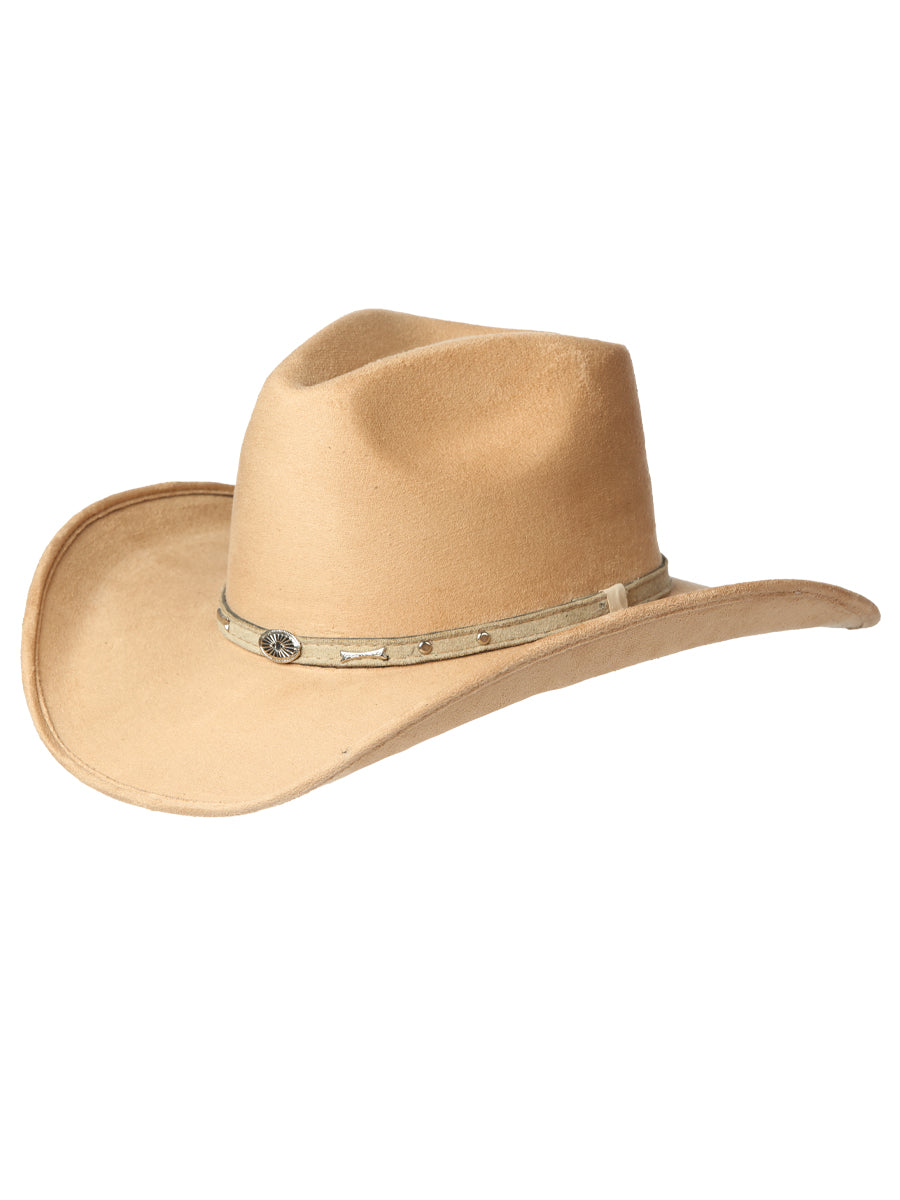 El General Suede Western Hat Camel 44251