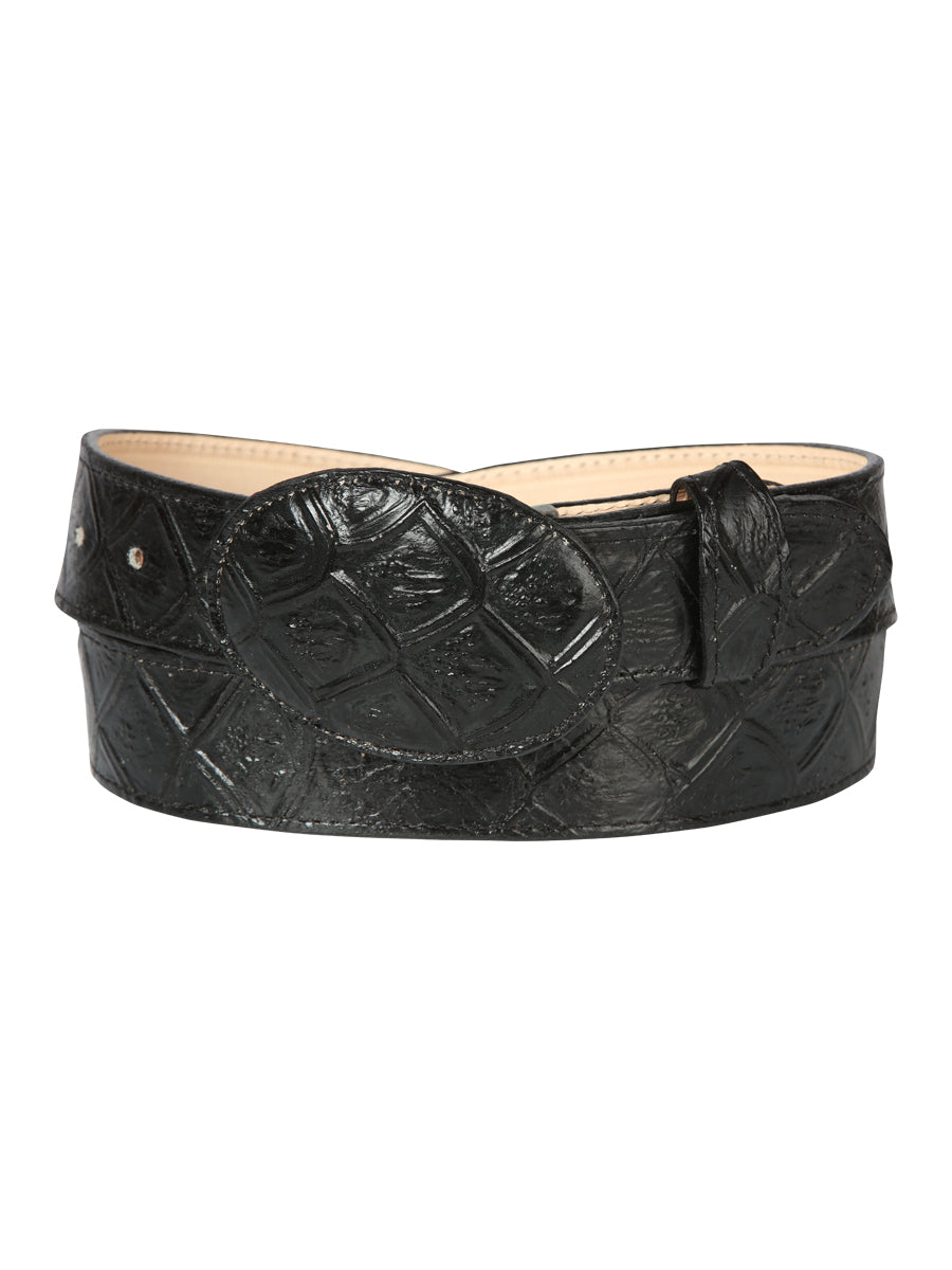 Cowboy Belt - El General  - Imitation- Pirarucu - Black 44667