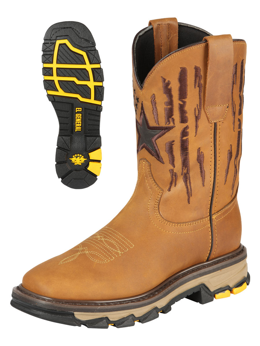 El General Rodeo Work Boot - Crazy Honey 44690