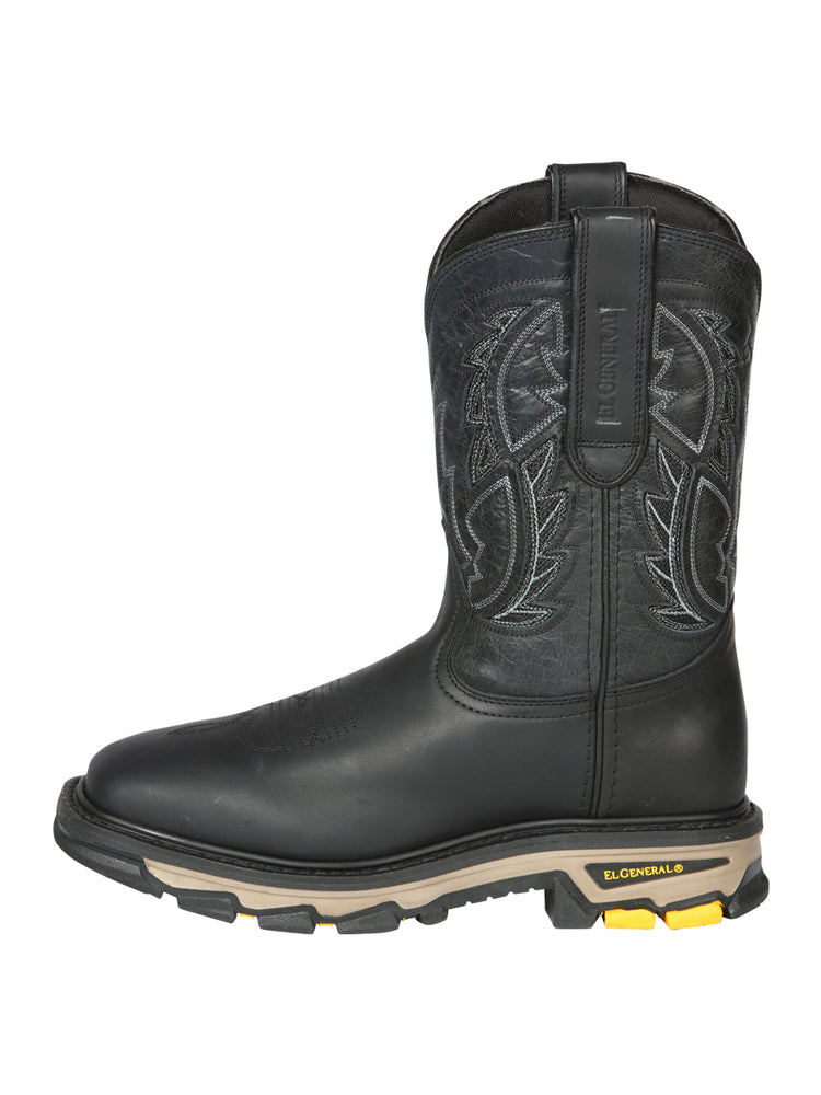 
                  
                    El General  Rodeo Work Boot - Crazy Black 44694
                  
                