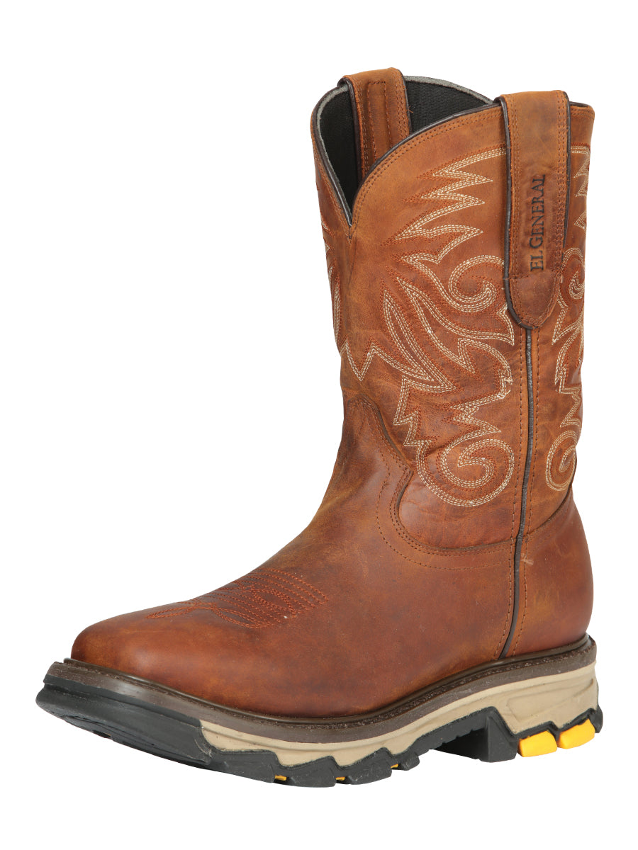 El General Rodeo Work Boot  - Leather Wisky 44695