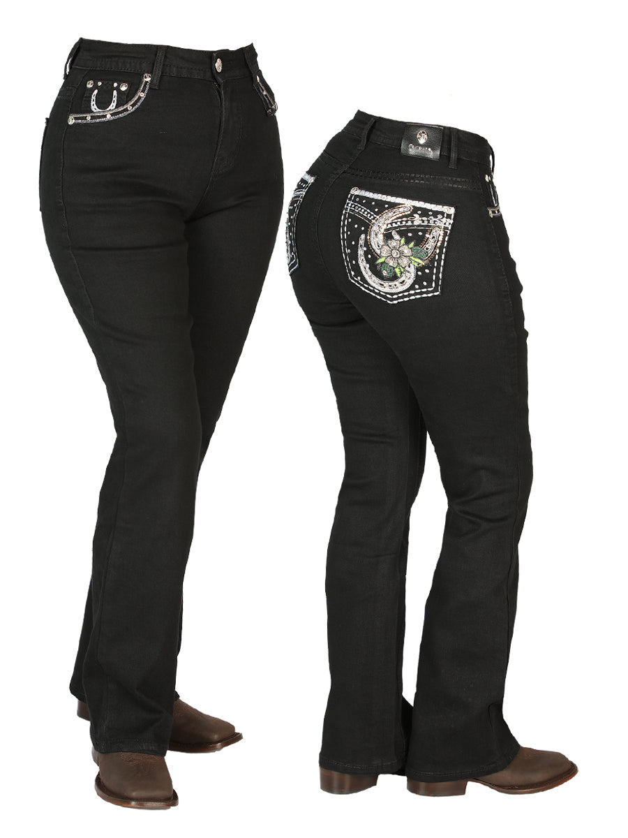 Womens Black Centenario Jeans 44956