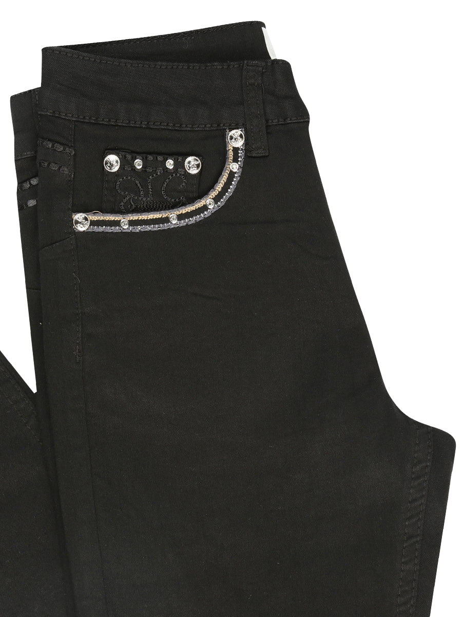 
                  
                    Centenario Hip-Up Bootcut Denim Jeans - Black 45320
                  
                