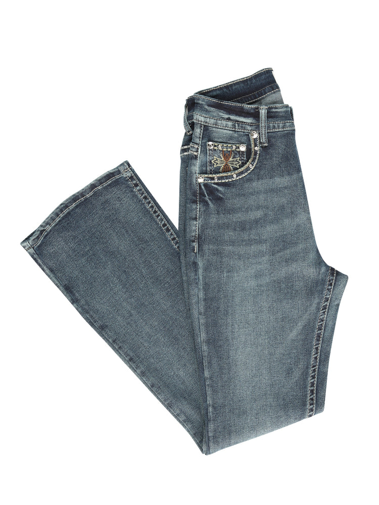 
                  
                    Centenario Bootcut Denim Jeans - Dark Blue 45323
                  
                