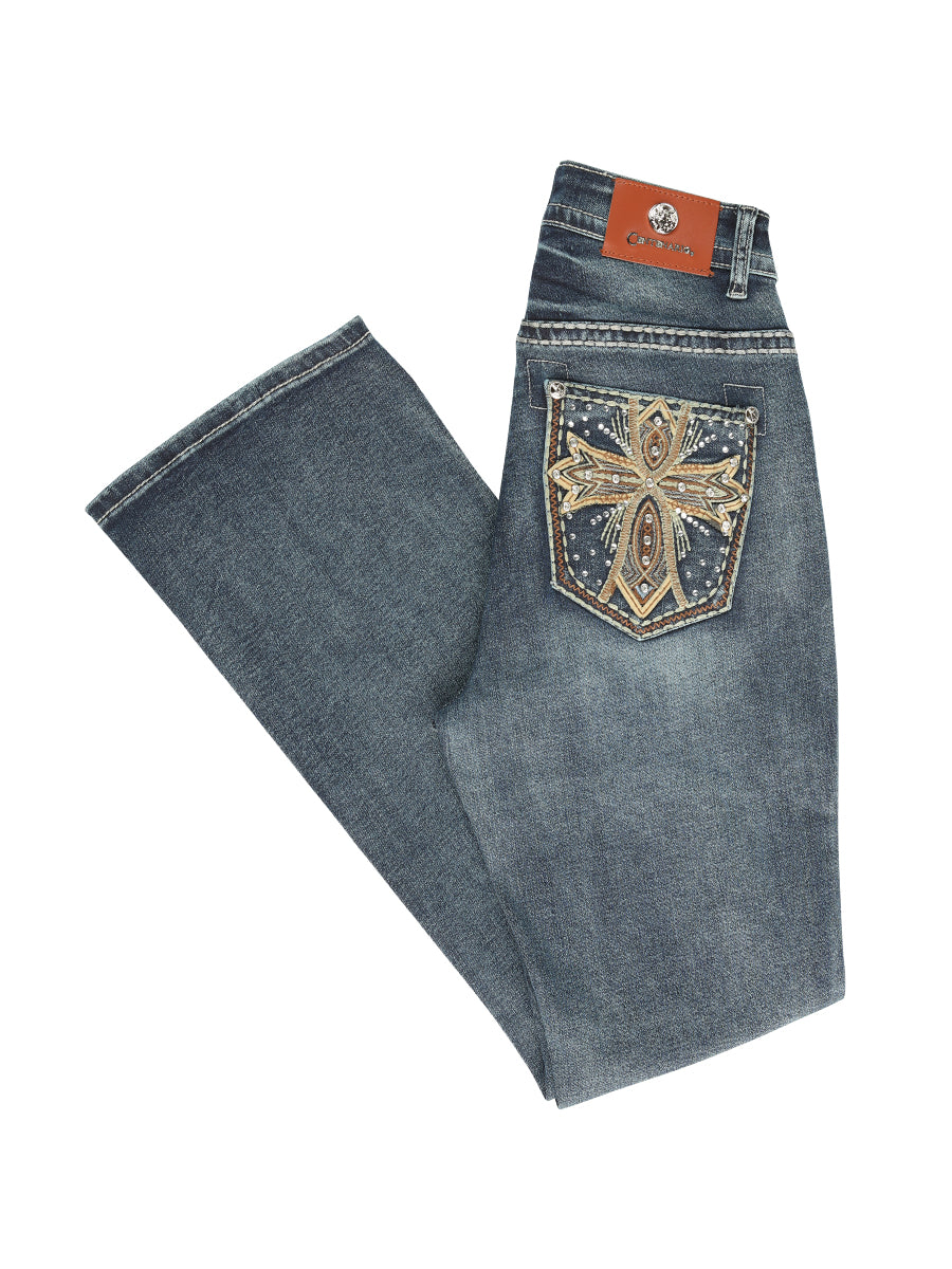 Centenario Bootcut Denim Jeans - Dark Blue 45323