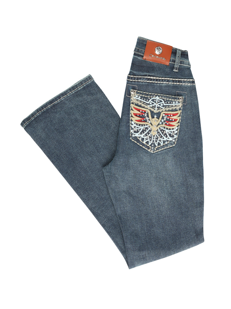 Centenario Bootcut Denim Jeans - Dark Blue 45324