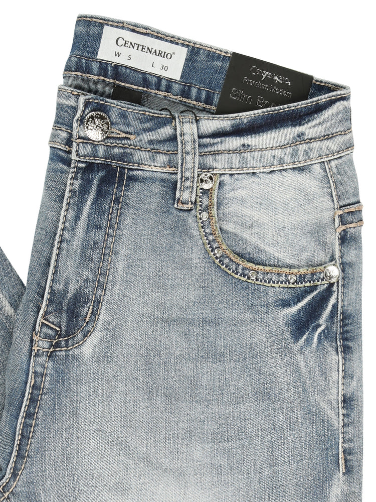 
                  
                    Centenario Bootcut Denim Jeans - Light Blue 45325
                  
                