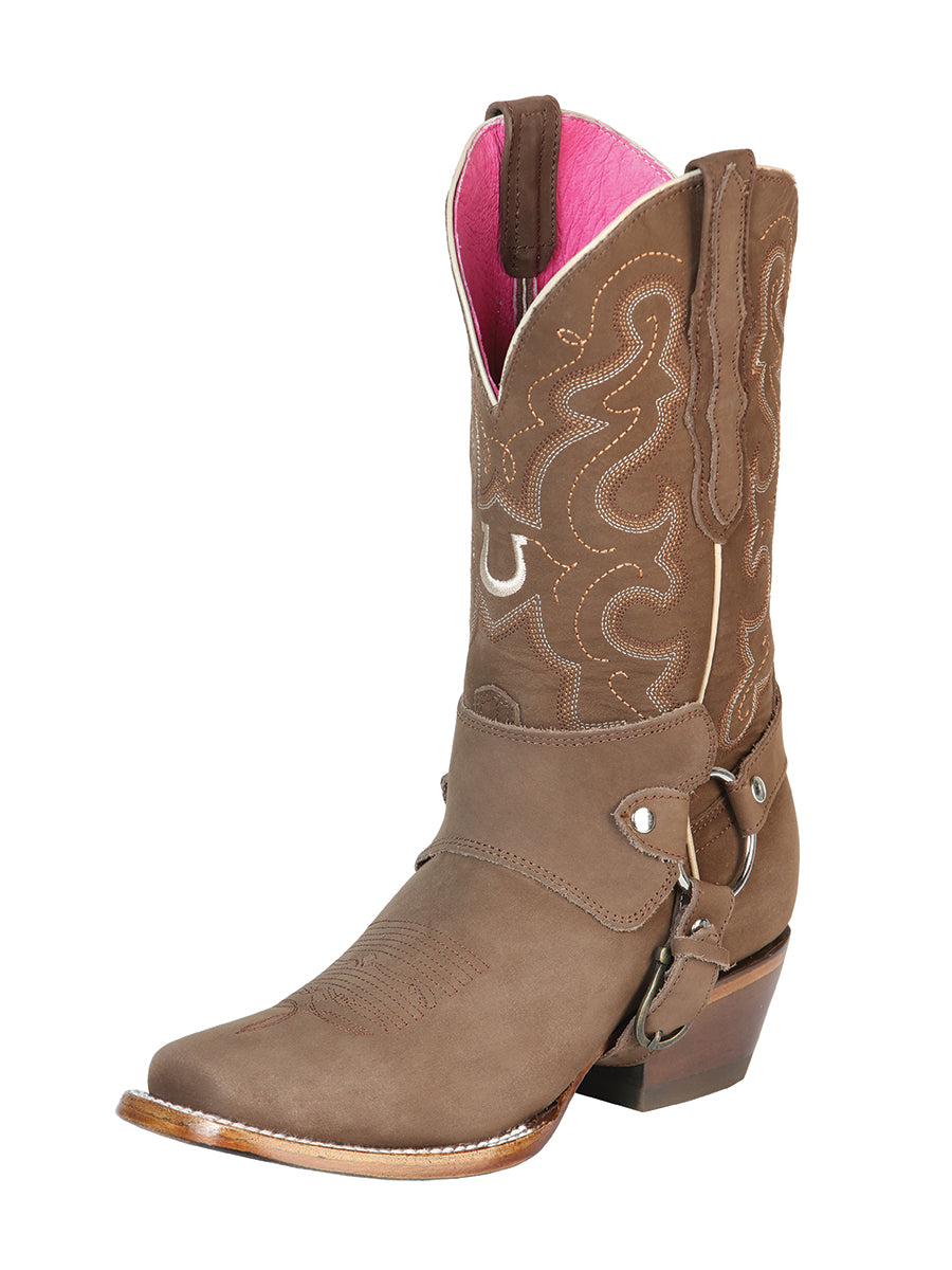 El General Womens Rodeo Boo  - Nobuck  Camel 51150