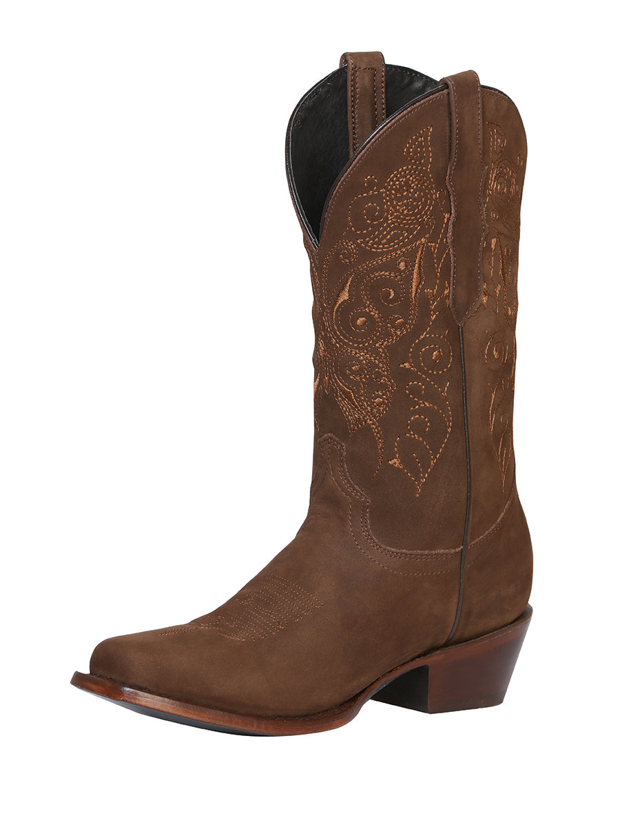 El General Womens Rodeo Boot  Limited Edition - Nobuck Camel 122488