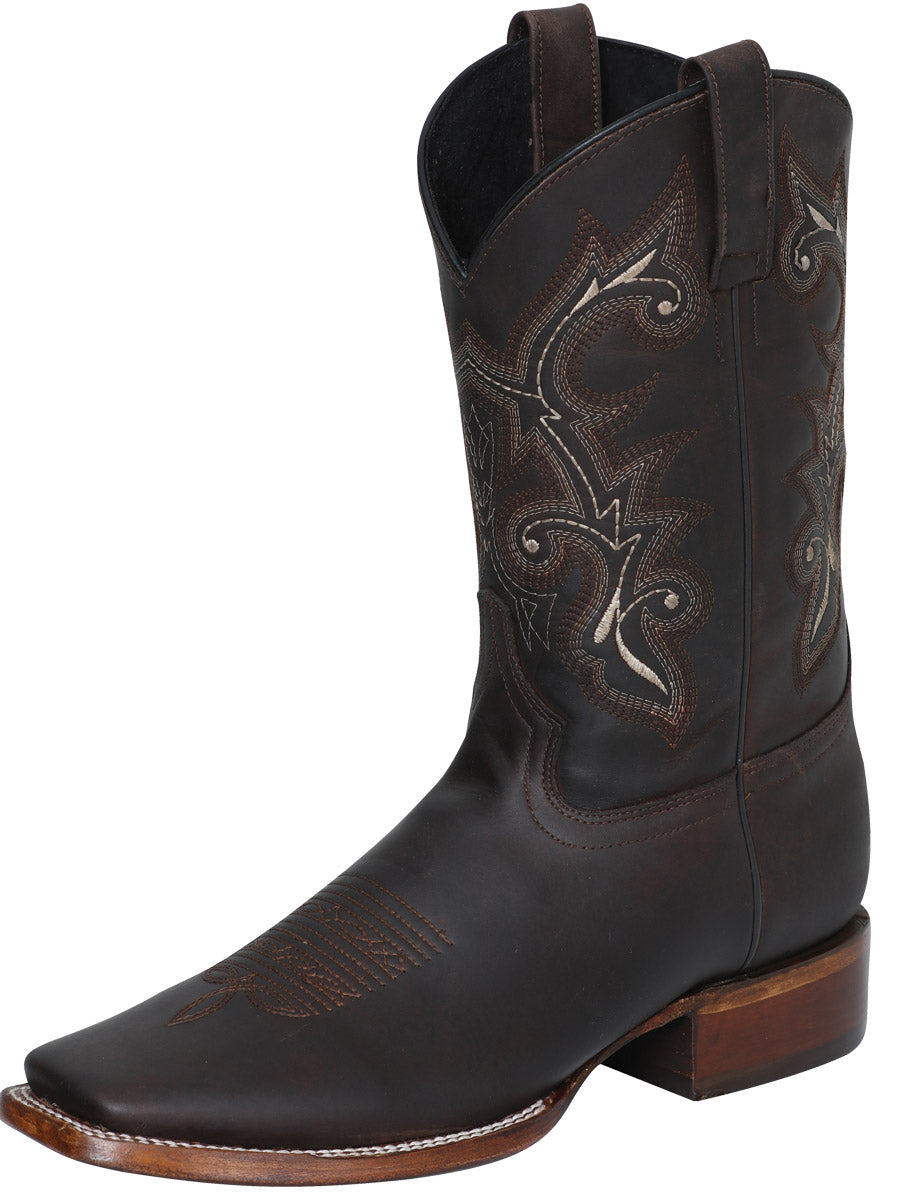 Rodeo Boot El Senor de los Cielos -  leathert Crazy -  Choco 124067