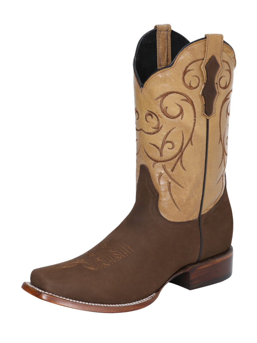 Rodeo Boot El Senor de los Cielos -  Nobuck Camel 124071