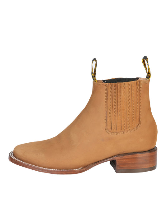 El General Square Toe Ankle Boot -  Vintage Gold 126193