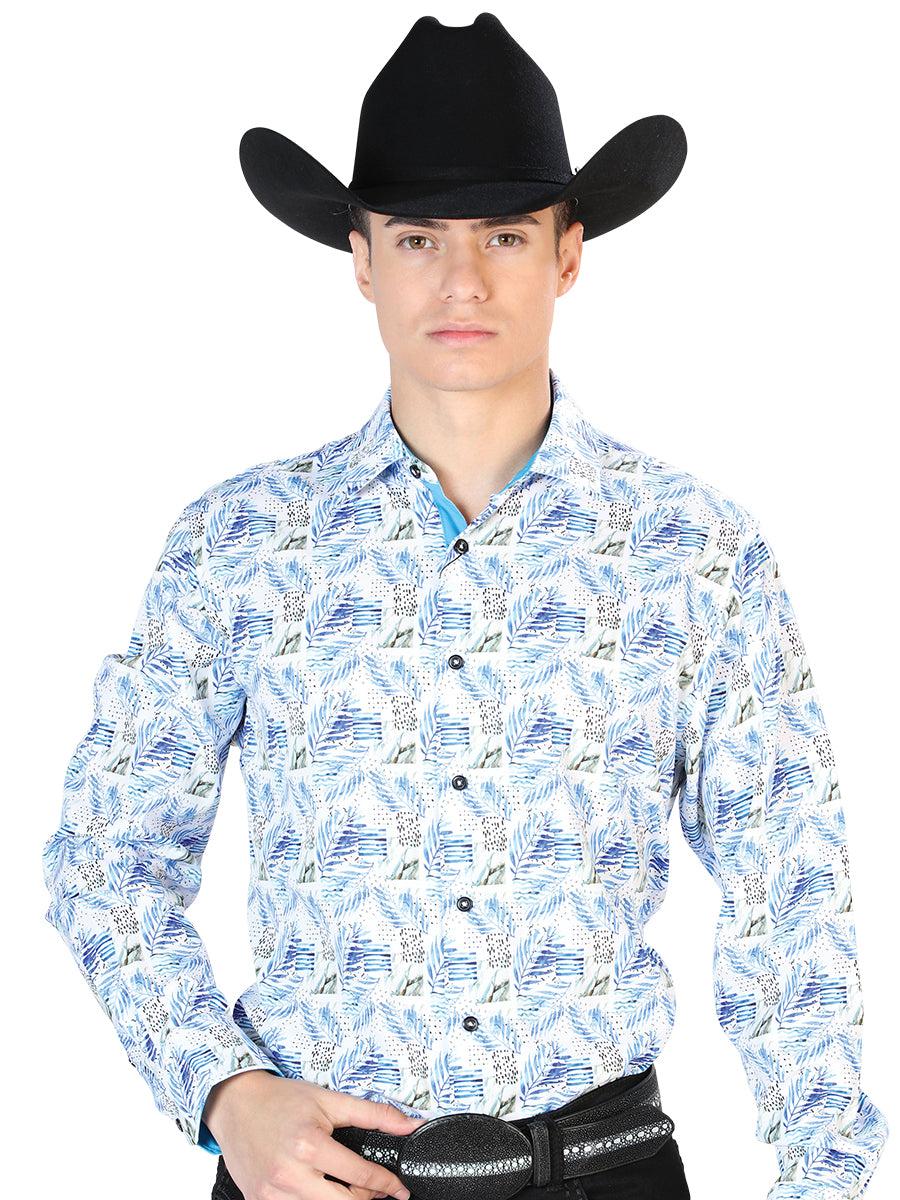 Casual Shirt L/ Sleeve CENTENARIO 7001 95% POLYESTER 5% SPANDEX WHITE