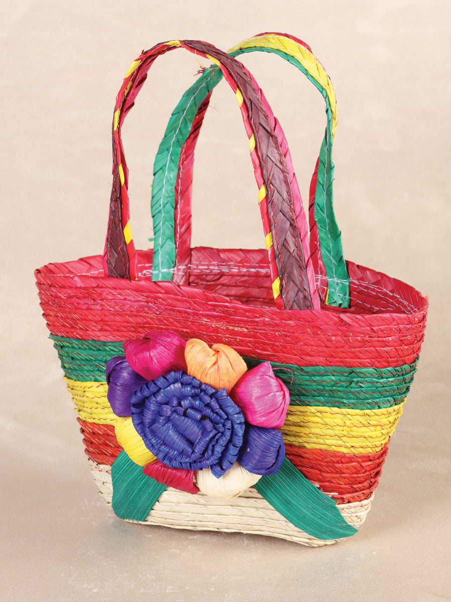 Artisanal Candy Party Bag Palm Leaf Multicolor 602142