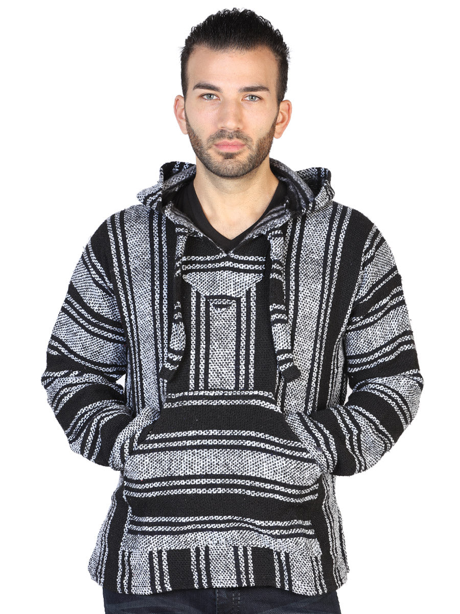 Sweatshirt Artisanal  Jerga 100% Acrylan -  Black 602558