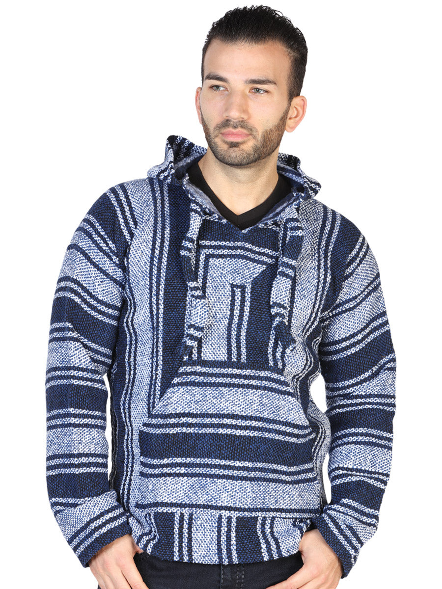 Sweatshirt Artisanal  Jerga 100% Acrylan -  Blue 602559