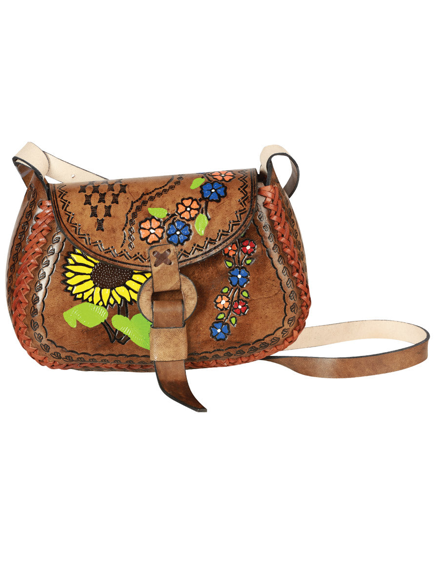 Artisanal Handbag Leather Brown 603679