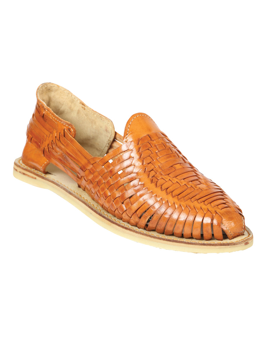 Mexican Artisanal Sandals Leather Tan 604016